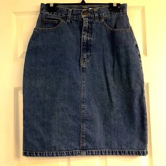 Eddie Bauer Dresses & Skirts - Eddie Bauer Denim Skirt-Size 8